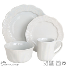 16PCS Céramique Grès Dîner Set Nouvelle Conception Vente Chaude